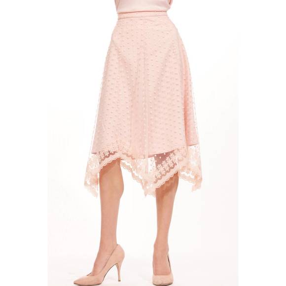 NEW EVA FRANCO leriel skirt in blushing dot - Picture 1 of 3